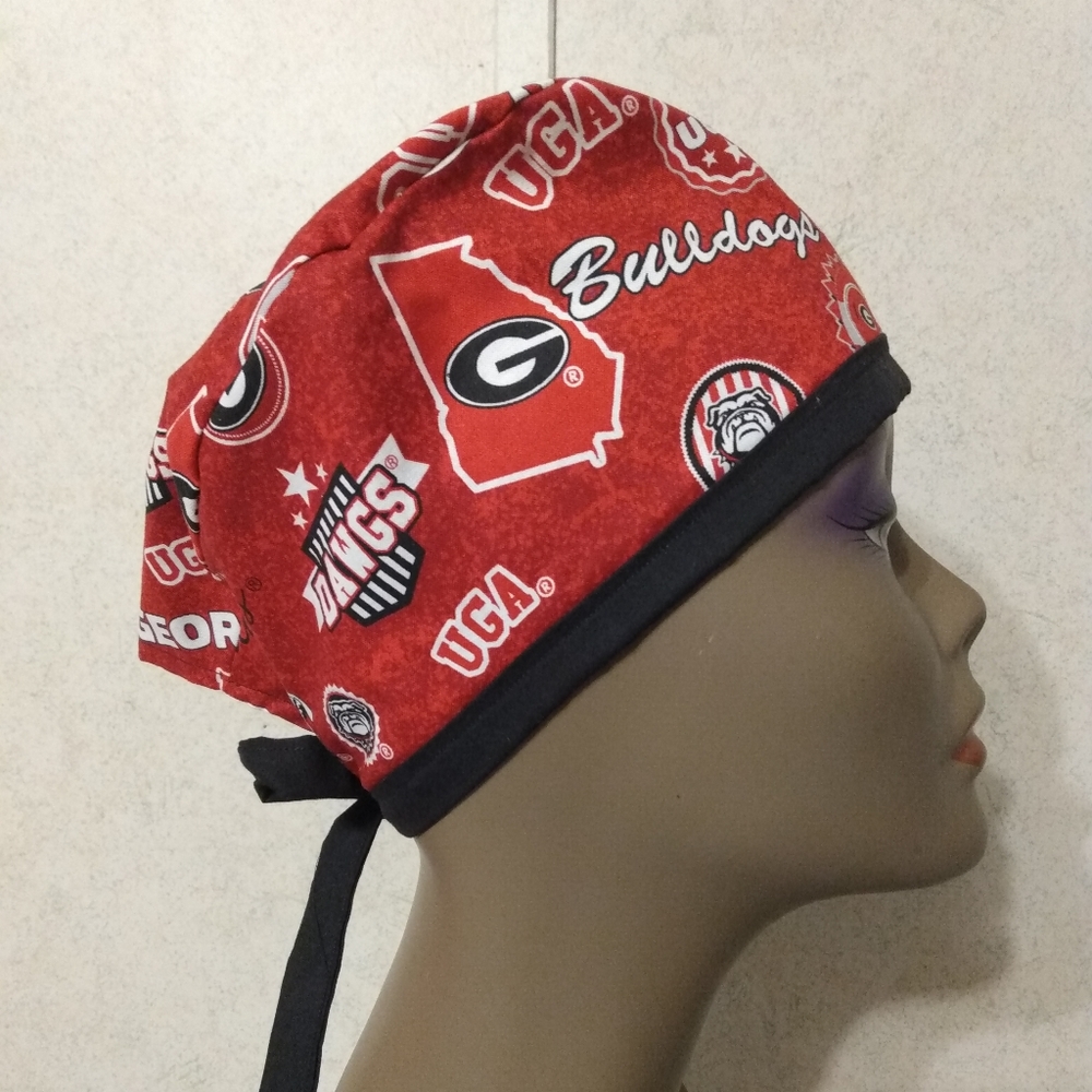 Georgia bulldogs unisex scrub cap